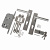 Poortbeslag RVS Luxe, ,
