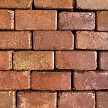 SBV19, Oude Gebakken Klinkers, Keiformaat, Rood-Brons