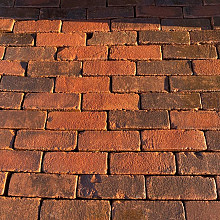 V51, Oude Gebakken Klinkers, Dikformaat, Rood, Bruin