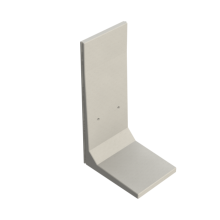 Keerwand CB 250 - 100X135X250 - BETONGRIJS