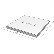 Stelcon N-Pl met vellingskant, gebezemd, 1995x1995x140mm