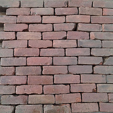 SBV03, Oude Gebakken Klinkers, Dikformaat, Rood Genuanceerd