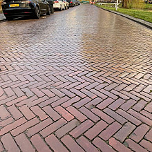 Oude gebakken klinkers, Dikformaat Rood-Paars WVO