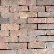 V14, Oude Gebakken Klinkers, Dikformaat, Rood-Bruin