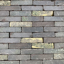 V28, Oude Gebakken Klinkers, Waalformaat, Antraciet-Genuanceerd