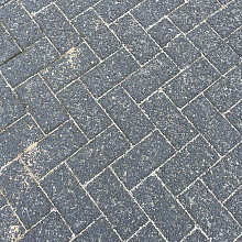 WZu, Gebruikte betonklinkers, Antraciet, 8cm