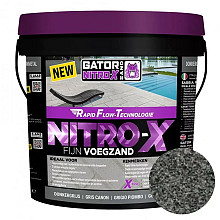 Gator Nitro X fijn Donkergrijs voegmortel 12,5 kg emmer
