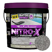 Gator Nitro X fijn Platina voegmortel 12,5 kg emmer