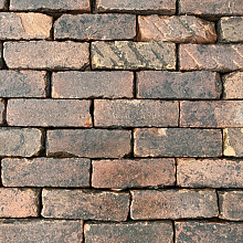V06, Oude Gebakken Klinkers, Dikformaat, Rood-Bruin