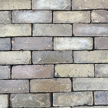V28, Oude Gebakken Klinkers, Dikformaat, Geel-Brons